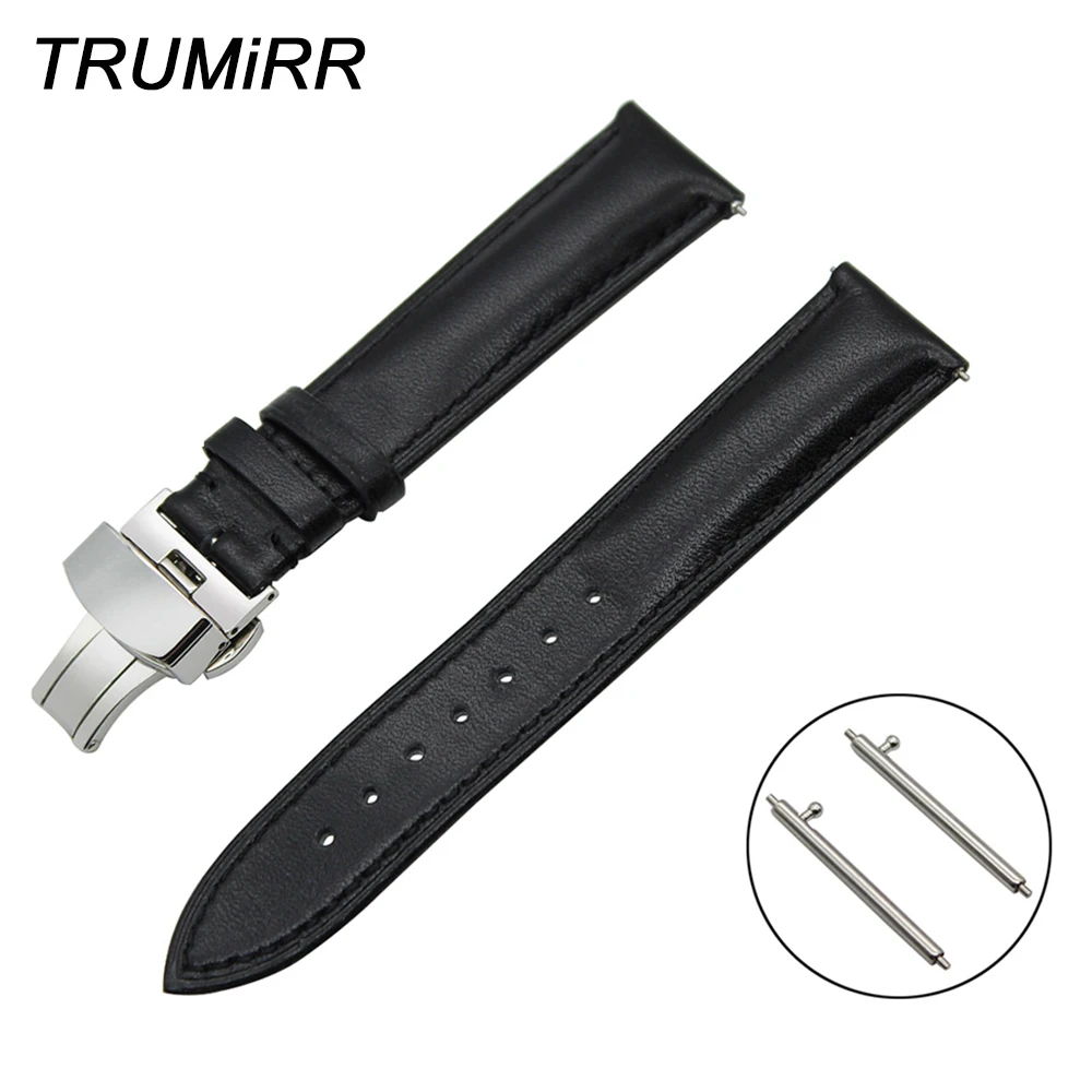 Quick Release Watch Band Butterfly Buckle Strap For Hamilton Men Women