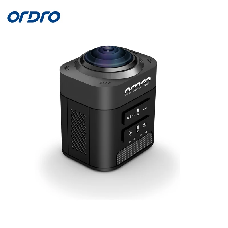 Ordro бренд 360 градусов Full View мини видеокамера D5 1080p FHD Портативная Цифровая WIFI