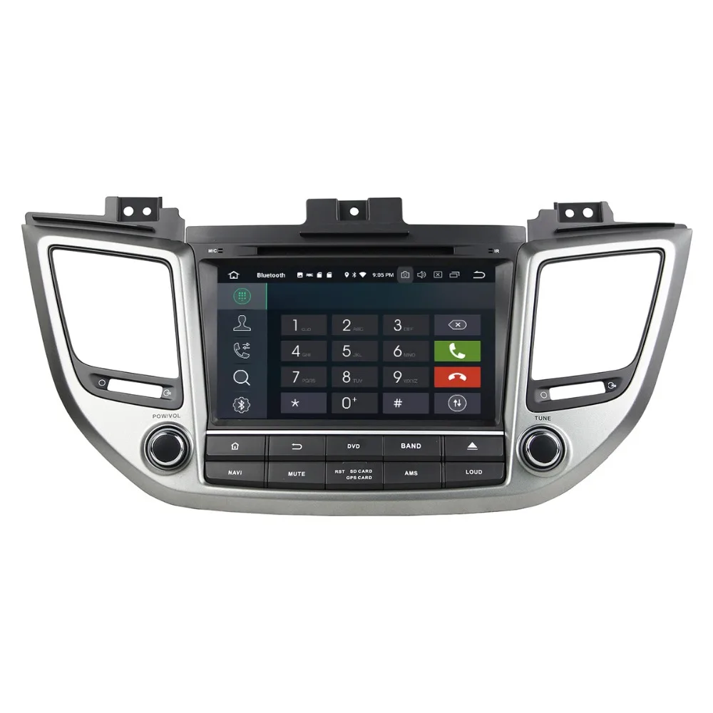 Автомобильный DVD плеер Aotsr Android 8 0 7 1 С GPS навигацией для HY Tucson/IX35 2015 мультимедийный