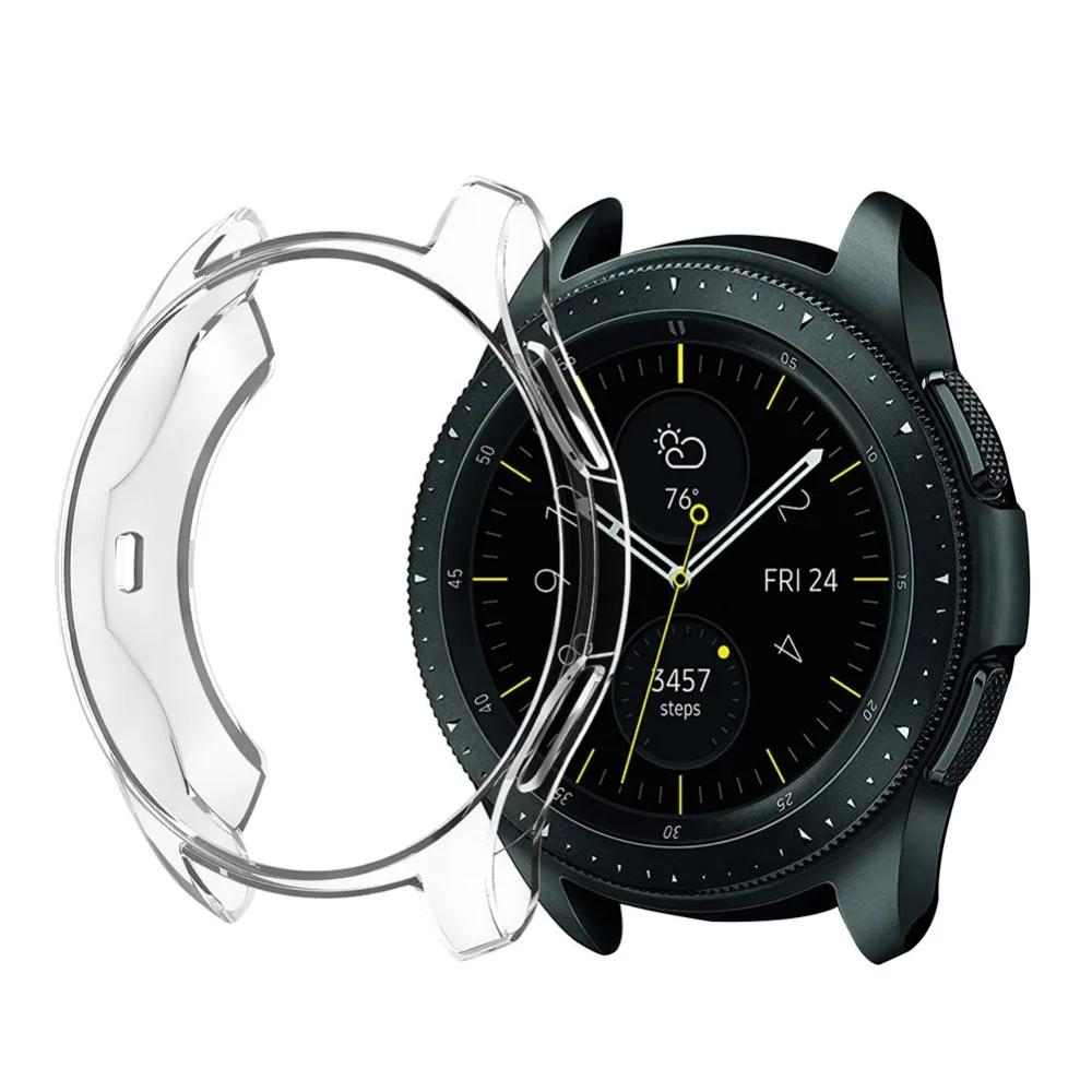 Чехол для samsung Galaxy Watch 42 мм SM-R810 46 мм gear S3 Frontier TPU Защитная рамка Smartwatch защитный чехол