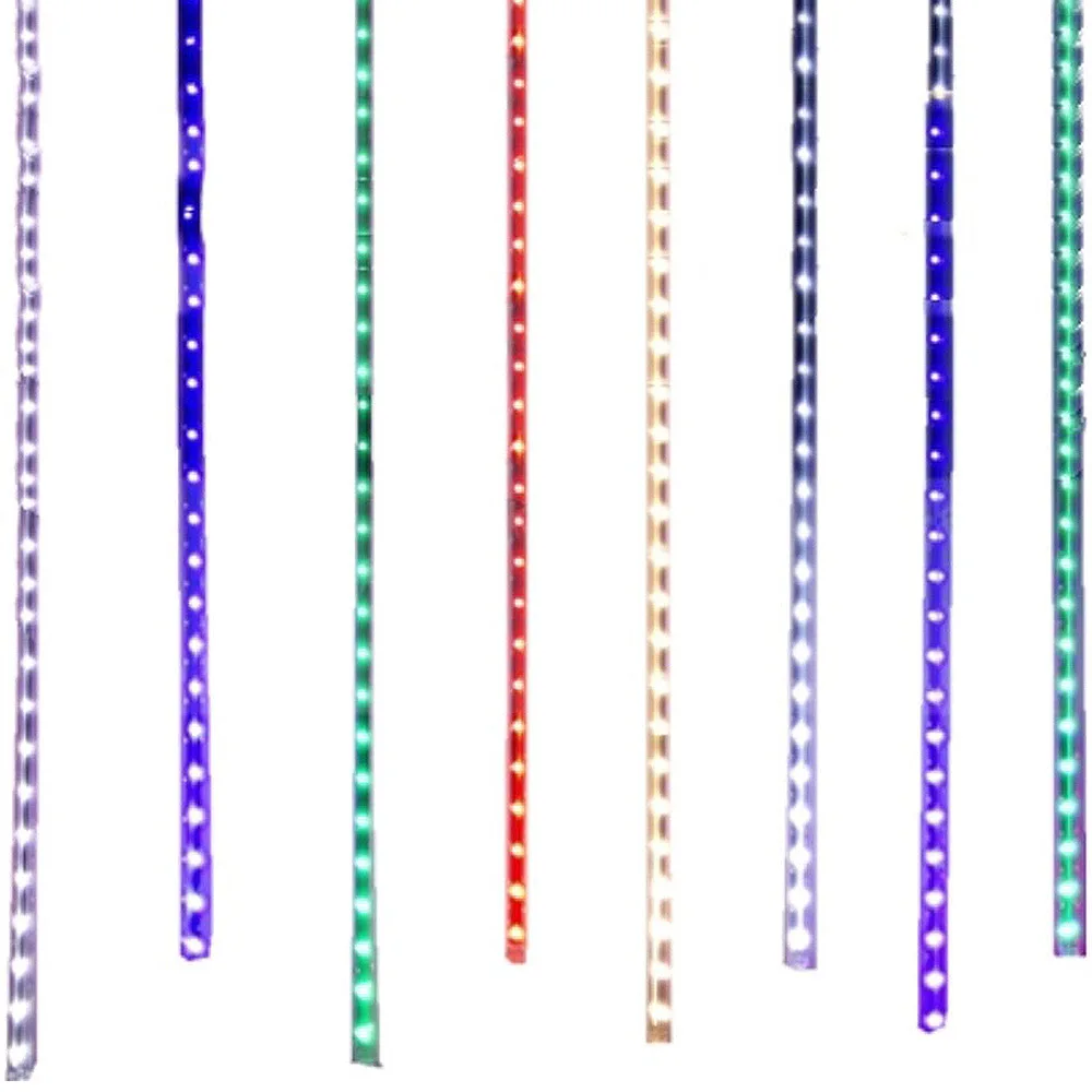 Водонепроницаемый метеоритный дождь труба светодиодный свет гирлянды для внутреннего наружного сада свадьбы рождественской вечеринки