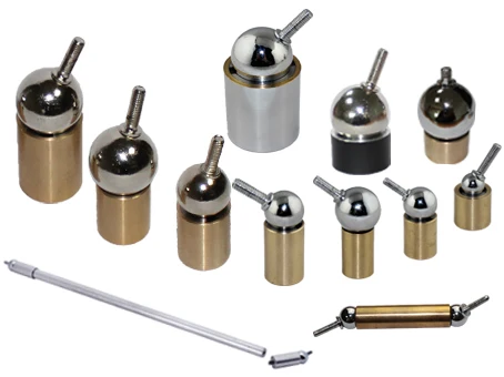 3d printer socket connection Steel ball Brass rod end with thread hole permanent universal magnetic ball joint (13)