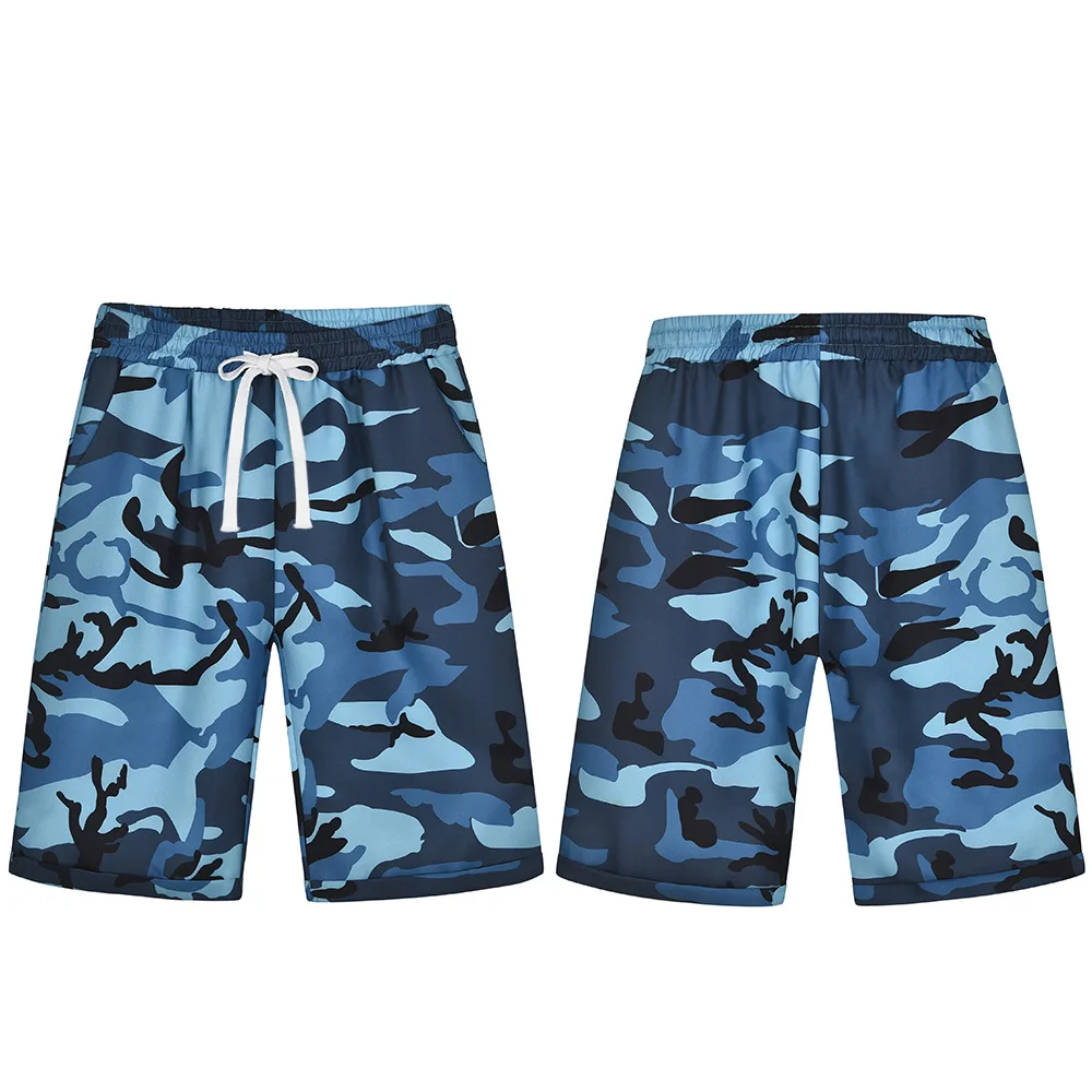 

2019 New Style Fashion Women Camouflage Shorts Womens Loose Camo Shorts Trousers Beach Drawstring Waist Hot Shorts Plus Size