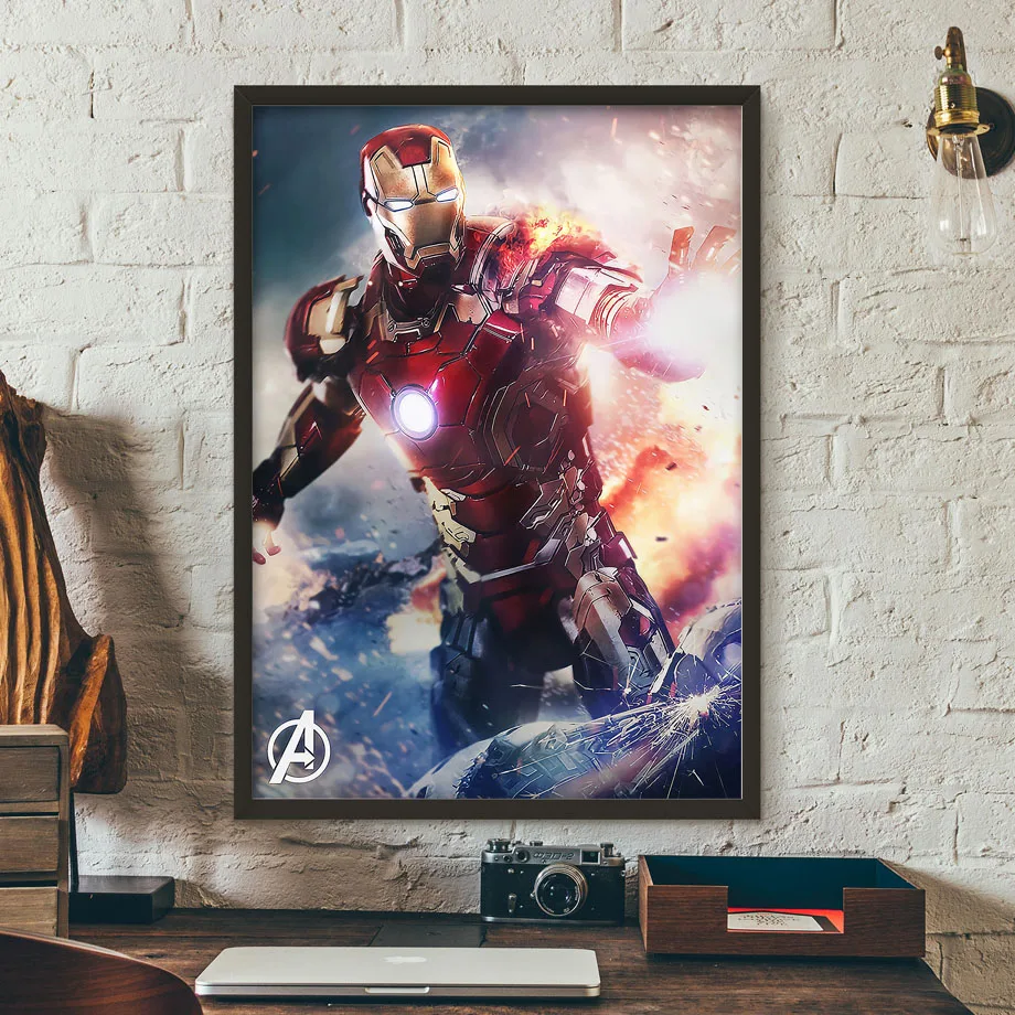 

Anime Iron Man Green Giant Batman Wall Art Canvas Painting Nordic Posters And Prints Wall Pictures For Living Room Nursery Decor