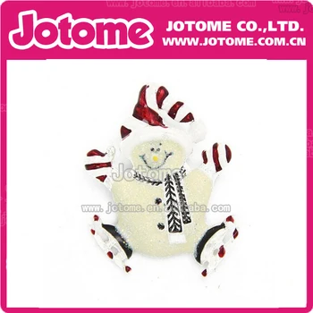 

100pcs/lot 50mm Christmas Snowman Model Gifts Sweet Gifts Snowman Brooches
