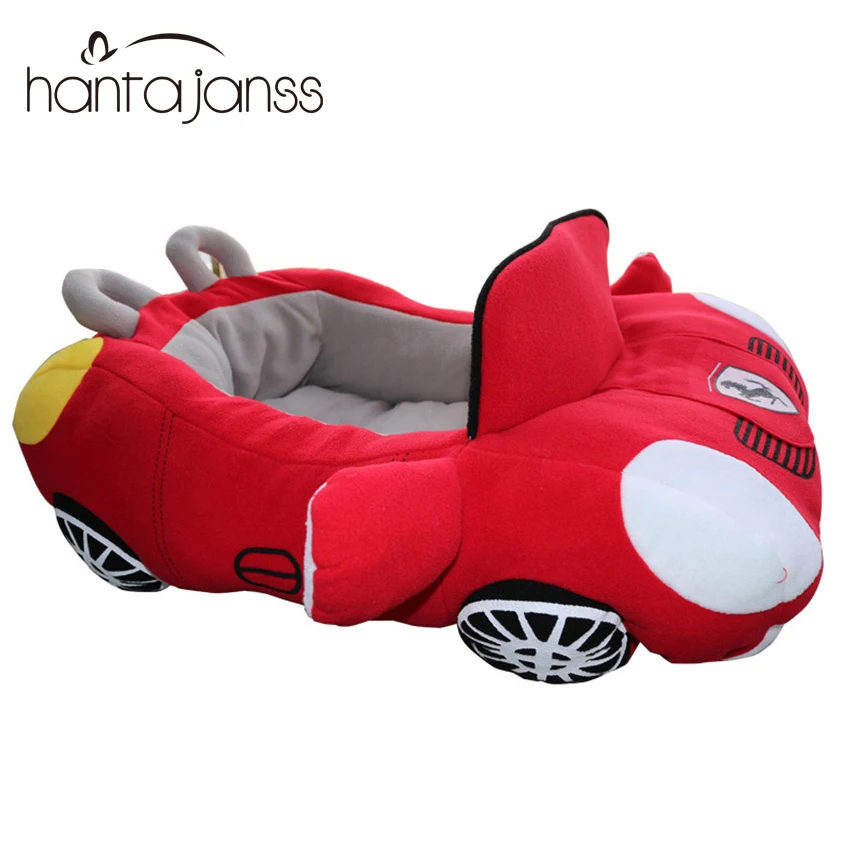 cheap Cool Pet Dog Beds House Fashion Sports Car Shape Soft Material Durable Nest Dogs Cats Warm Cushion For Teddy Kennels