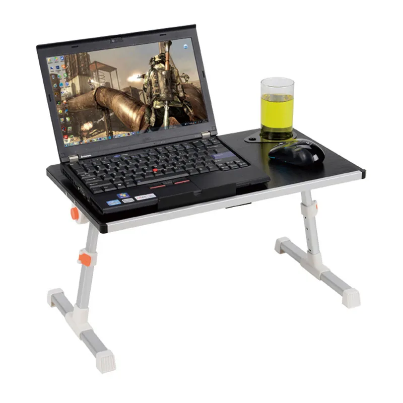 Multi Functional Ergonomic Mobile Laptop Table Stand For Bed Portable Sofa Laptop Table Foldable Notebook Desk For Students