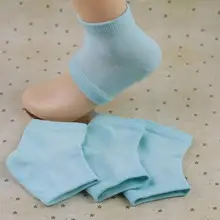 1 пара Новое поступление гелевые пяточные носки спа увлажняющие средства ухода за кожей стоп для удаления мозолей треснувший сухой пятки защитная пленка пятки носки