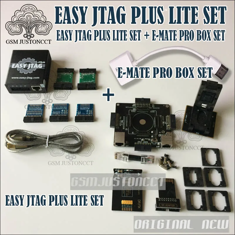 EASY JTAG PLUS LITE SET+ EMATE PRO BOX SET - gsm justoncct -A