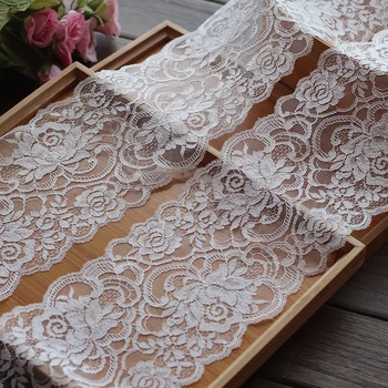 

Exquisite light pink Lace Trim Floral Scalloped Lace 4.73 inches Wide 2 Yards Lace Ribbon