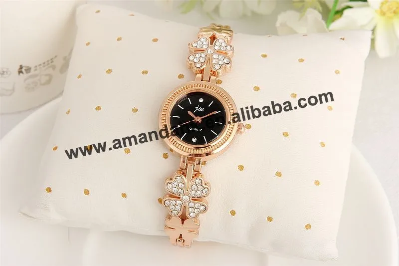 Jw-8171l Модные женские полный со стразами и металлической часы кристалл браслет кварцевые JW часы Лидер продаж женские платье часы