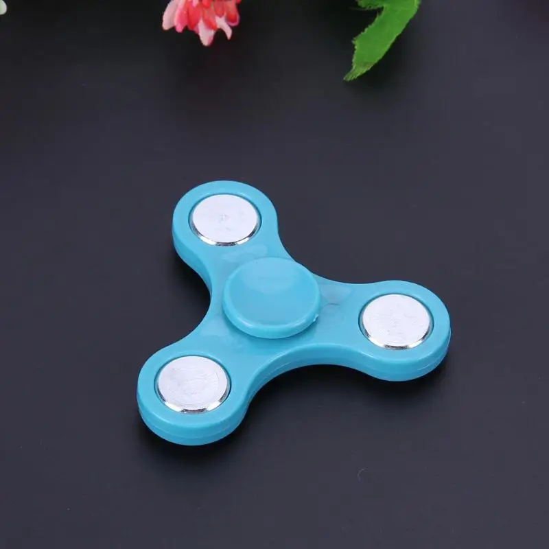 Пластиковый подшипник Tri-Spinner ABS EDC ручной Спиннер для аутизма и СДВГ Fidget Spinner анти-стресс детские игрушки долгое время отжима