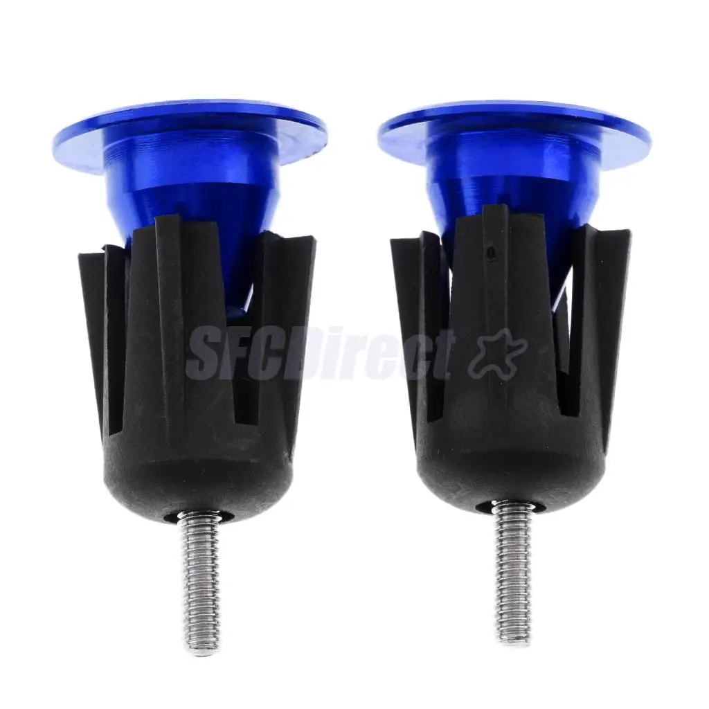 1 Pair Aluminum Alloy Bike Handlebar End Plugs Mountain Road Bicycle Cycling Handle Bar Grips Caps Stoppers 