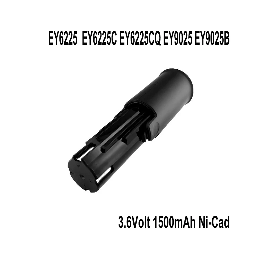 

2X Replacement Battery for Panasonic 3.6 Volt EY6225, EY6225C, EY6225CQ EY9025, EY9025B drill battery