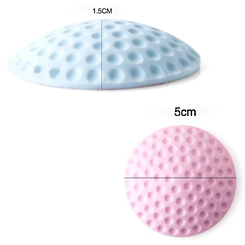 Self Adhesive Rubber Door Buffer Wall Protectors Door Handle Bumpers for Door Stopper Doorstop