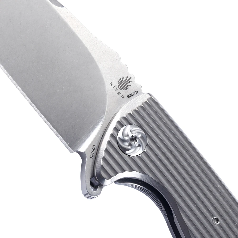 Kizer тонкий карманный нож KI4503 TORO лучший складной тактический essencial Открытый Нож edc