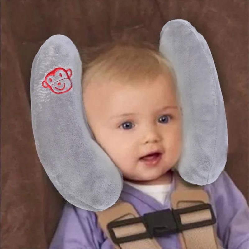 Soft Baby Toy Toddler Headrest Pillow Baby Head Protection Children Car Safety Seat Neck Support Pillow Stroller Accessories
