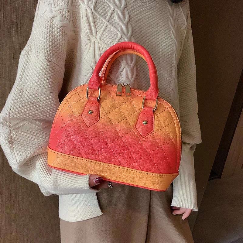 

2019 New Large Capacity Casual Totes Diamond Lattice Shoulder Bags Women Handbags Sac A Main