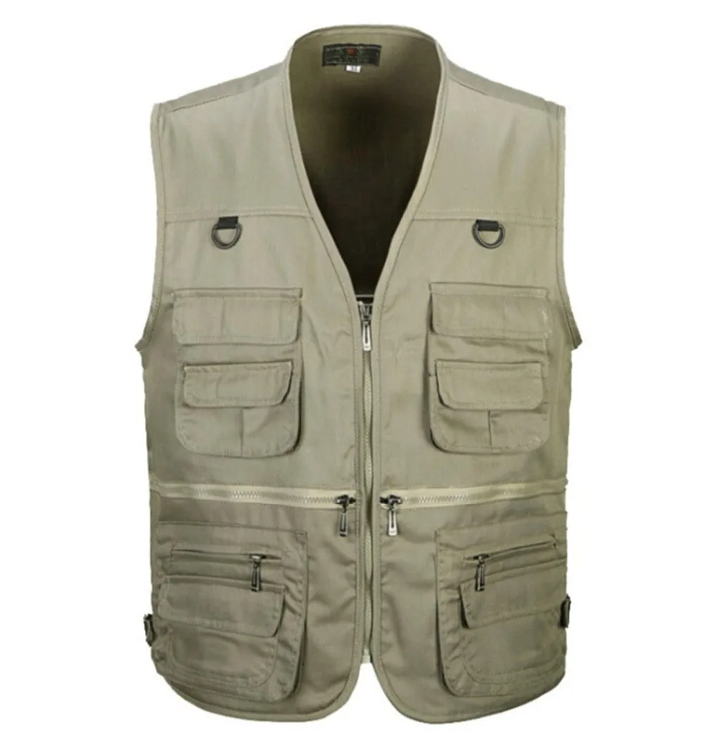 2018-Spring-and-Autumn-Men-Vest-Army-Green-waistcoat-casual-Multi-pocket-travel-or-work-wear(7)