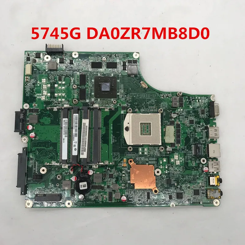 

High quality For Aspire 5745G Laptop motherboard DA0ZR7MB8D0 HM57 DDR3 100% full Tested