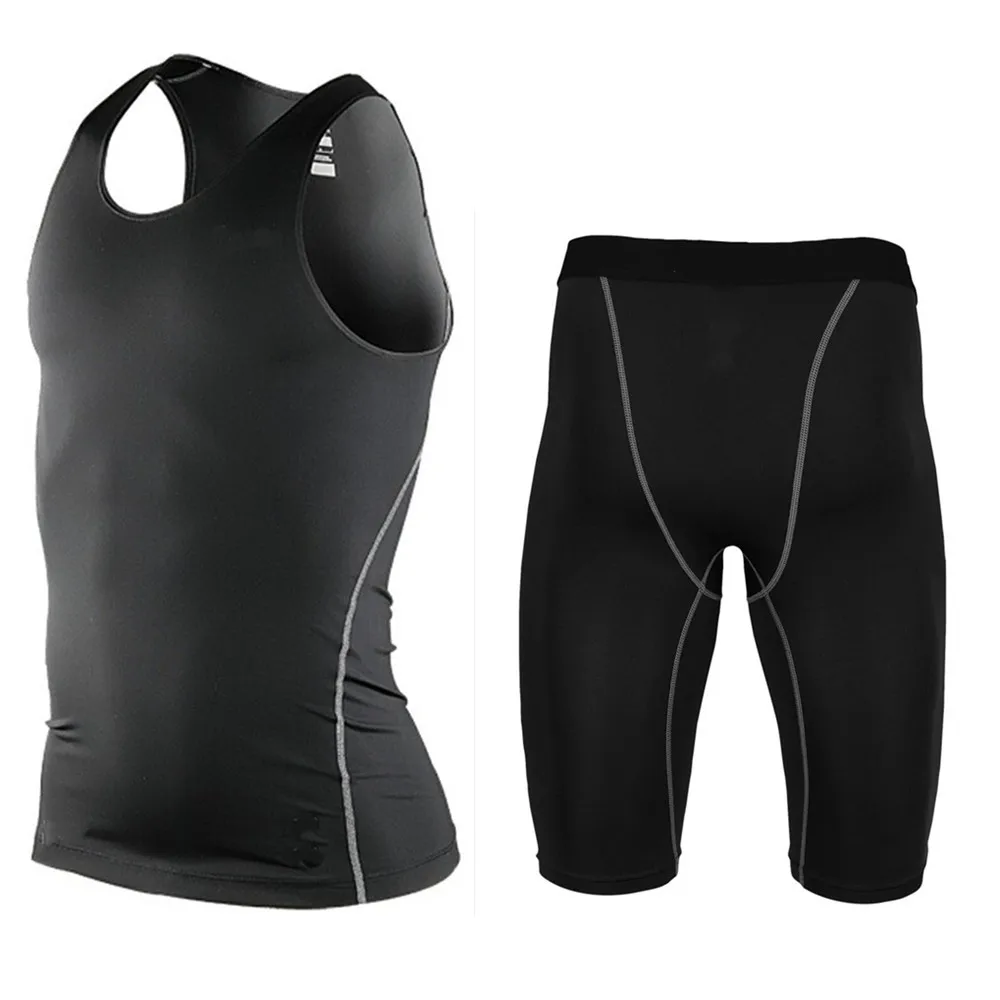 Professional Boxer Fitness Tights Short Sports Wear Suit Under Base