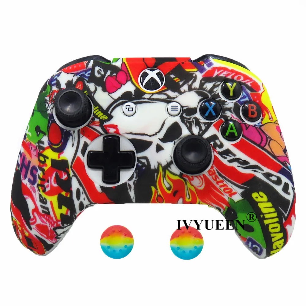 for Xbox one S controller silicone case skin15