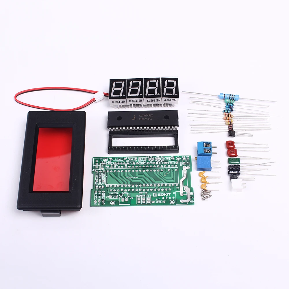ICL7107 цифровой комплект амперметра DIY модуль DC 5V 35mA 70 6x39 мм для комплектов