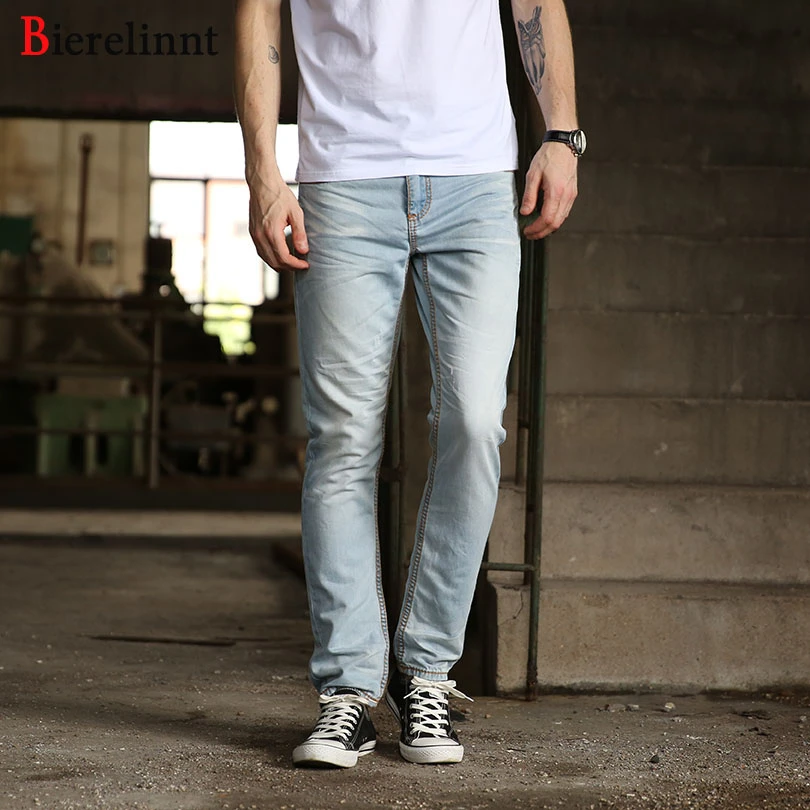 Nuevos pantalones vaqueros algodón para hombre, 2018 estilo europeo y americano moda recta línea gruesa Jeans hombres, 830641C 6B|fashion men jeans|lined jeansmens fashion jeans - AliExpress