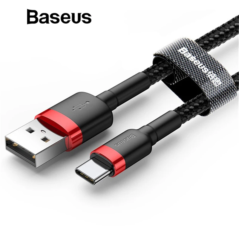 Baseus Тип usb C кабель для samsung Galaxy S9 S8 плюс быстрый зарядный кабель для передачи данных для USB-C кабель для мобильного телефона