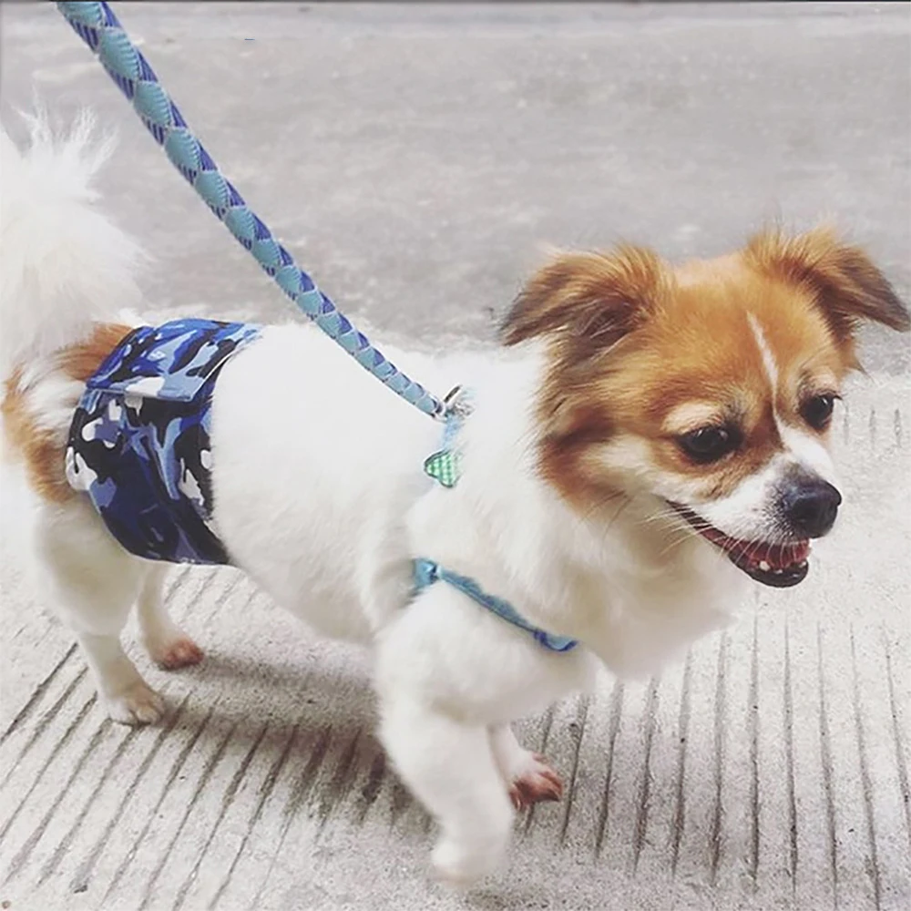 

New HOt Male Dog Physique Cotton Cloth Pet Safety Pants Washable Female Dog Diapers Sanitary Dog Protector Pant Pet Safety Belt