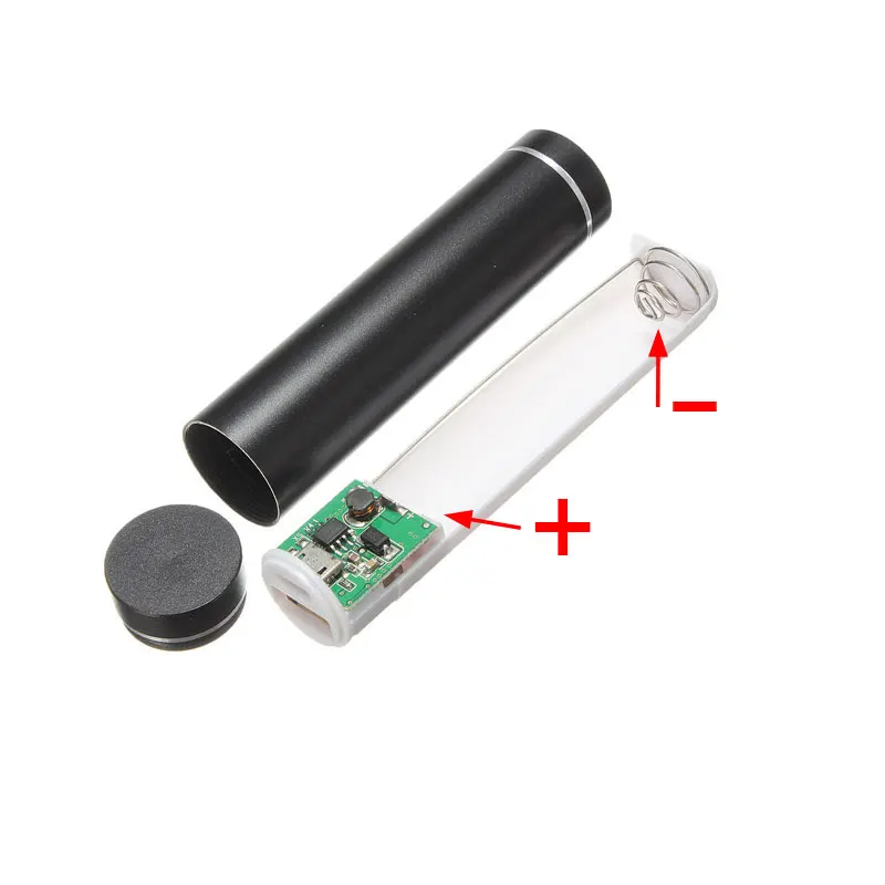 Набор сделай сам (без аккумулятора) 5 В Корпус внешнего аккумулятора USB 1x18650