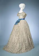 Evening dress1865 From the Gemeentemuseum Den Haag Victorian dress satin dress Civil war dress Period dresses