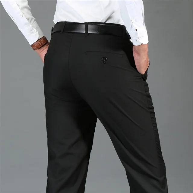 Suit Pants Men S Slim Fit Dress Office Trousers Size Suit Pants Men S Slim Fit Dress Office Trousers Size Business Casual Clic