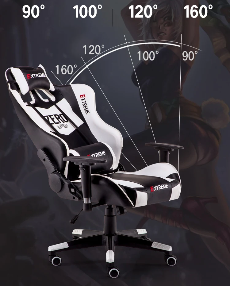 JJM-030 Silla Gamer игровой Poltrona Esports стул может лежать массаж искусственная кожа с подставкой для ног