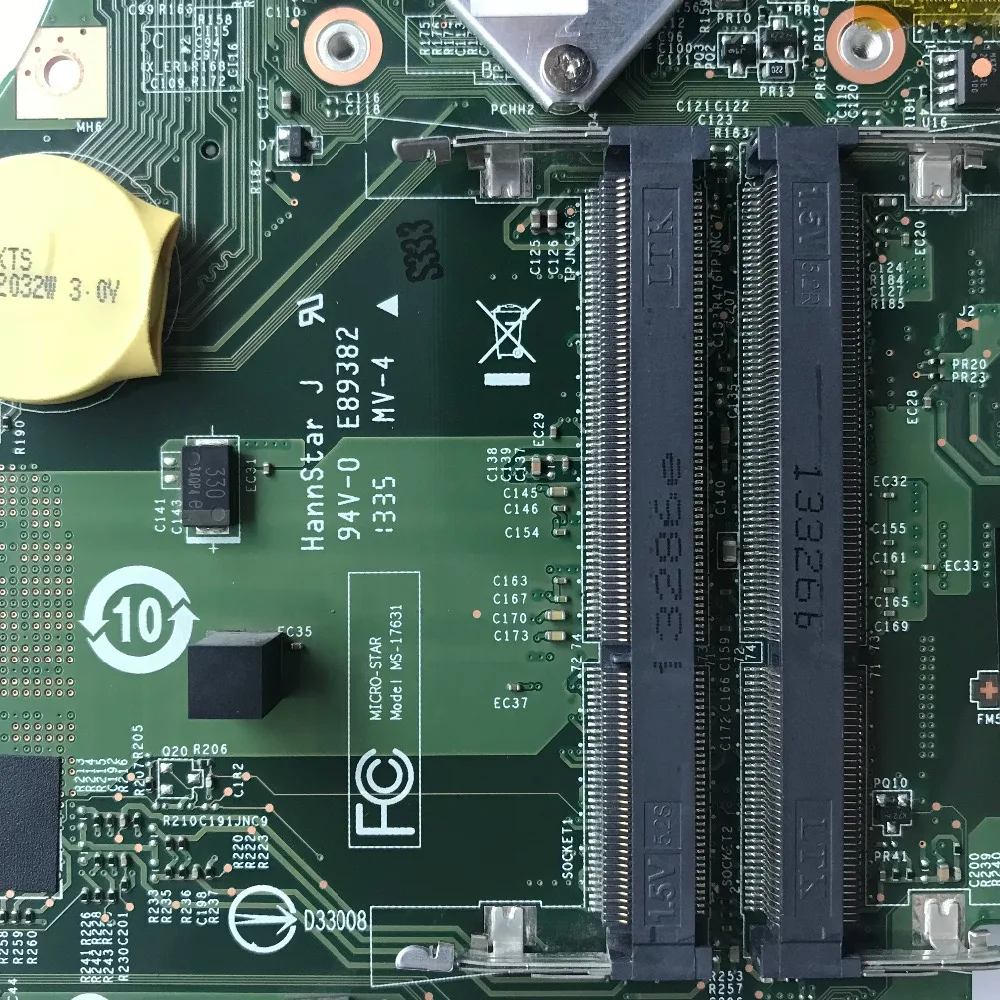 Для MSI GT70 MS 1763 Материнская плата ноутбука 17631 VER: 1 PGA947 Поддержка i7 процессор 100%