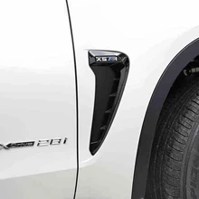 2Pcs For BMW X5 F15 F16 2014 2015 2016 Car Side Air Flow Fender Cover Trim