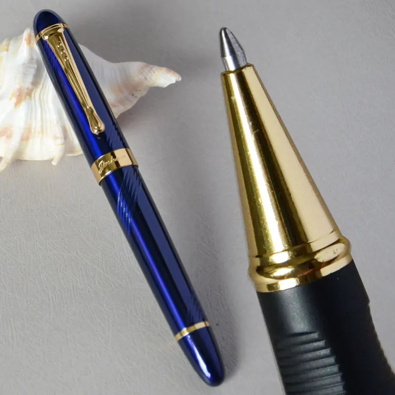 Шариковая ручка JINHAO X450 темно-синяя и Золотая Роскошная офисная деловая школьная зеленая черная фиолетовая 21 выбор цвета JINHAO 450 - Цвет: pen as this picture