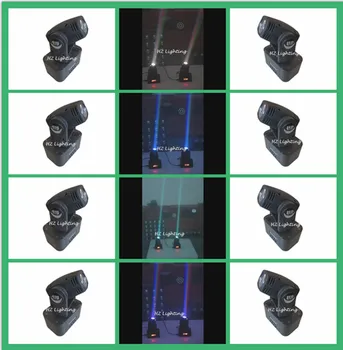 

New Designed Free Shipping 8pcs/lot Mini 10W 4 in 1 Led Moving Head Light DMX512 Control Beam Led Moving Light ,Wash Light