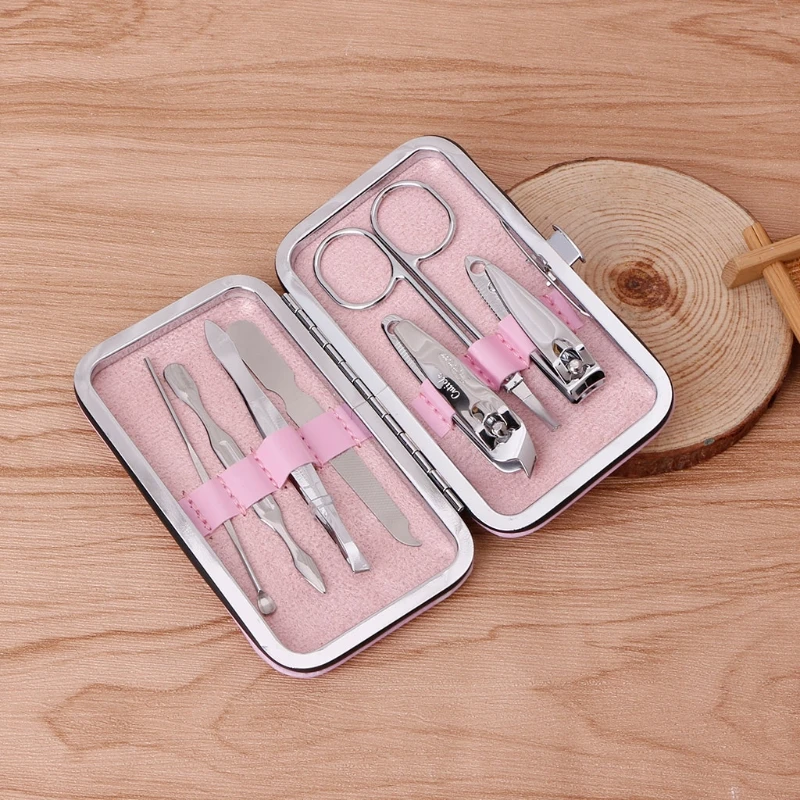 7 шт./компл. набор мультяшных ножниц для педикюра и маникюра|grooming kit|set nail clipperspedicure