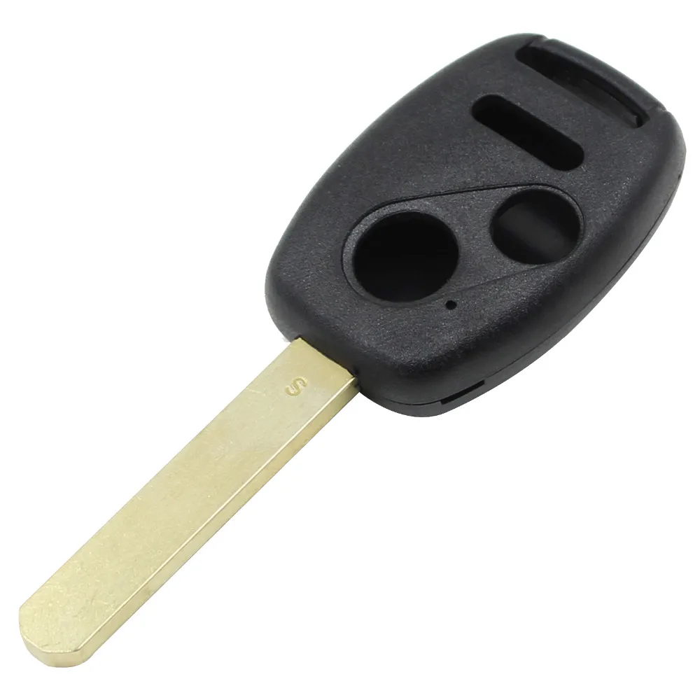 Uncut Blade Replacement 2 1 Panic 3 Buttons Keyless Remote Key Shell Case Fob Cover Fit