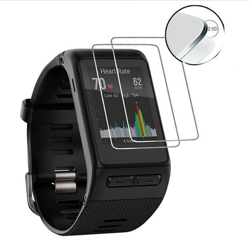Ультрапрозрачная защитная пленка из закаленного стекла для Garmin Vivoactive HR Smart Watch закаленное защитное покрытие для экрана
