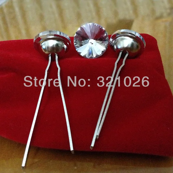 

500PCS/LOT A+Grade 30MM Satellite Crystal Glass Two Leg Nails For Decoration Fileds and other Upholstery Fileds /Free shipping