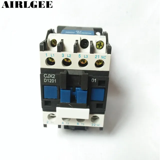 Contacteur AC 380V 25A 3P Normalement Ouvert - Pour Moteur, Commande à Distance