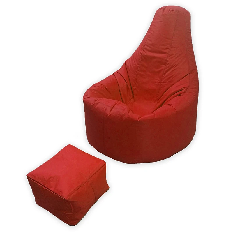 Новинка, сумка для взрослых геймеров, диван, большая сумка для фасоли, уличная сумка, игровая большая сумка, кресло для сада, гостиной, льняная ткань, кресло для шезлонга - Цвет: Red
