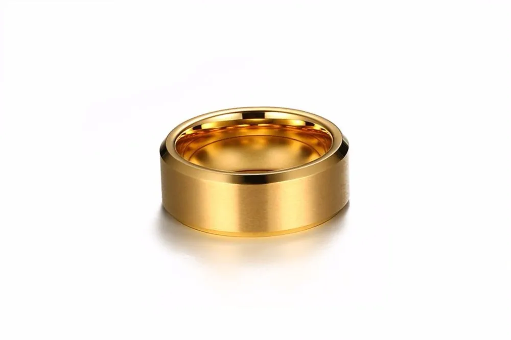 Обручальное кольцо из карбида вольфрама 8 мм