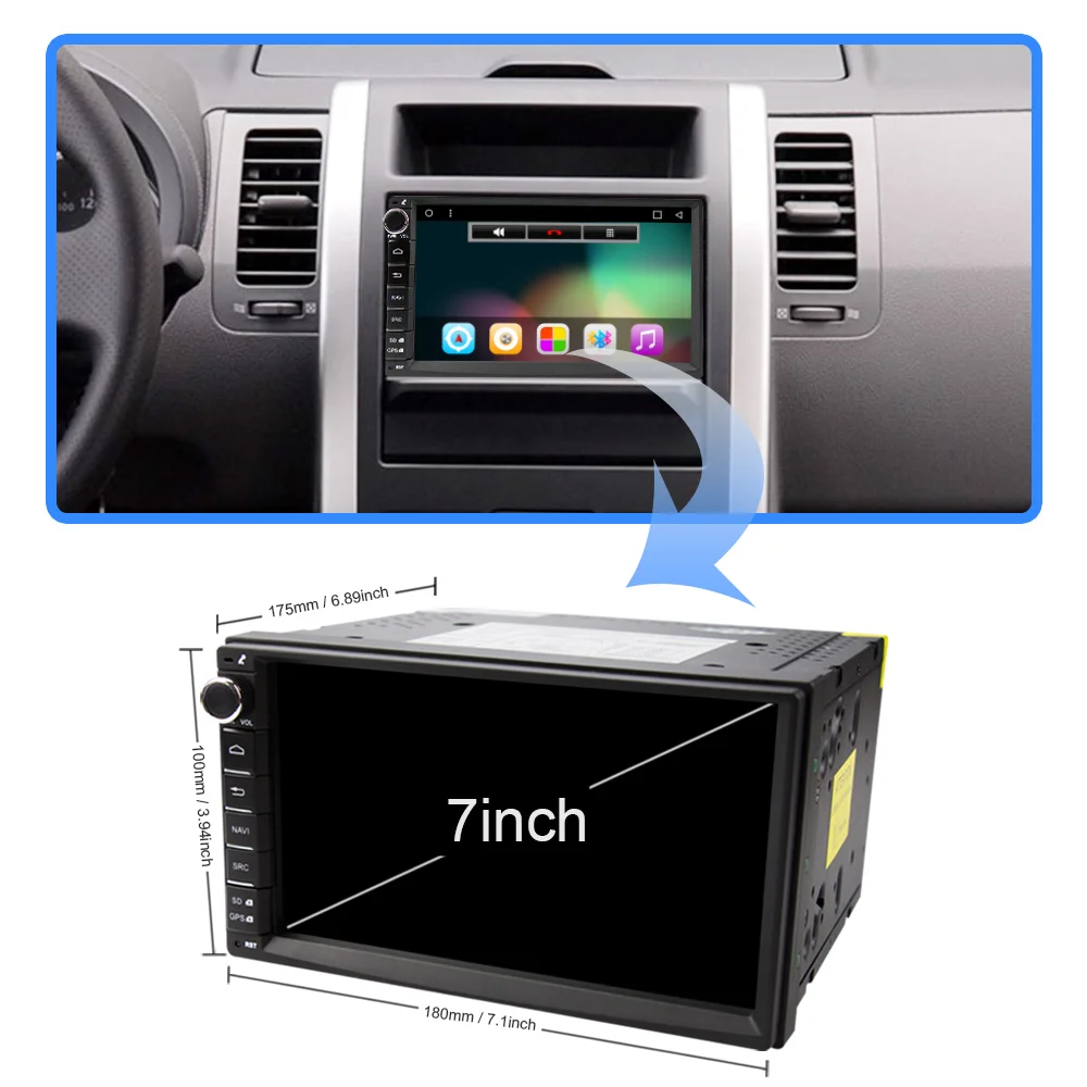 Cheap Eunavi Android 8.1 TDA7851 7 inch Universal Car Audio Stereo GPS Navigation Double 2 Din 1024*600 HD Car Radio Multimedia Player 1 Cheap Eunavi Android 8.1 TDA7851 7 inch Universal Car Audio Stereo GPS Navigation Double 2 Din 1024*600 HD Car Radio Multimedia Player 1