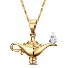 Аллаха лампа Подвеска гарантированы настоящий 925 серебро Подвески yh4624