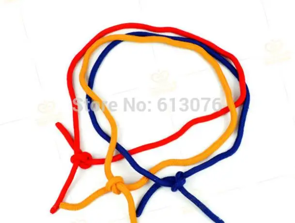 

2Sets Magic Three Strings,Three Color Linking Ropes Magic Tricks For Magician Stage Close Up Illusions Gimmick Props Comedy