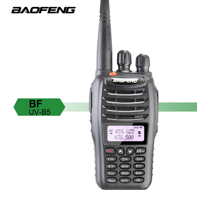 Baofeng UV B5 двухстороннее радио двухдиапазонный УКВ 136 174 МГц & UHF 400 480 Портативный 5 Вт