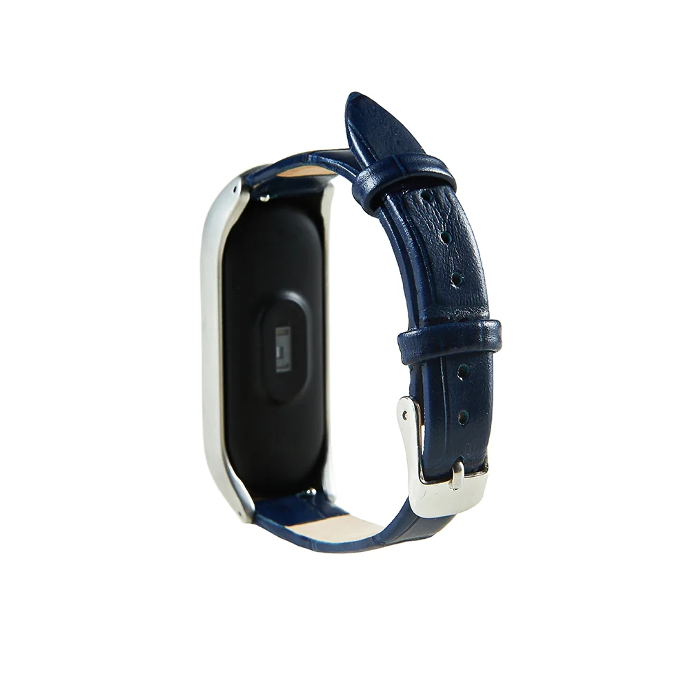 Новый кожаный ремешок на запястье для mi Band 3 Смарт часы браслет Xiaomi аксессуары